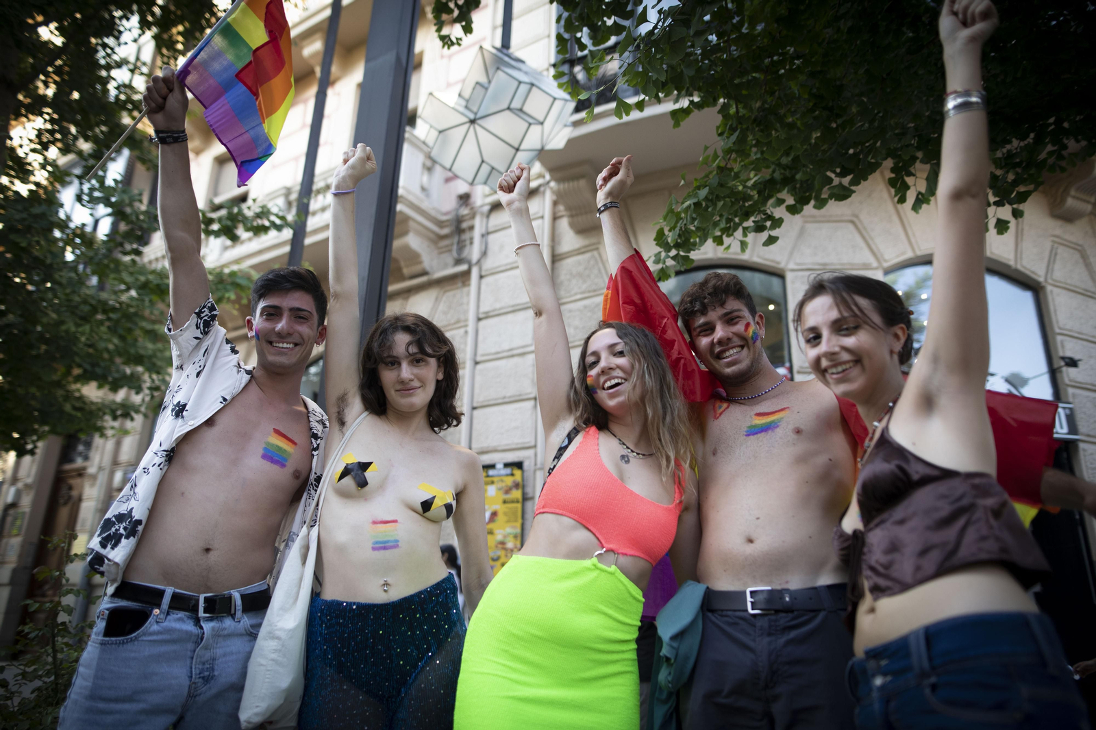 Manifestación del Orgullo en Granada, en imágenes