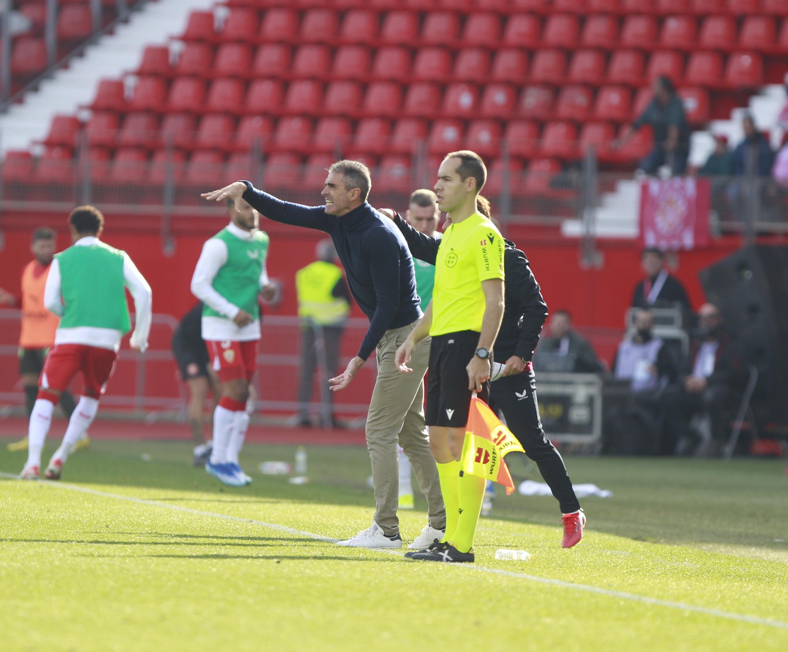Las mejores imágenes del partido de fútbol U.D. Almería-Girona F.C.