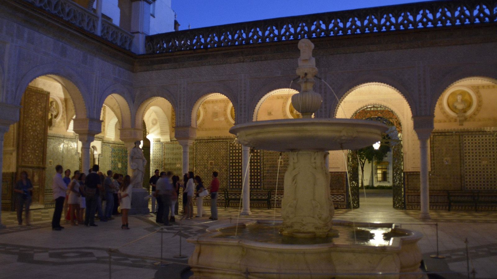 Patio principal de la Casa Pilatos.