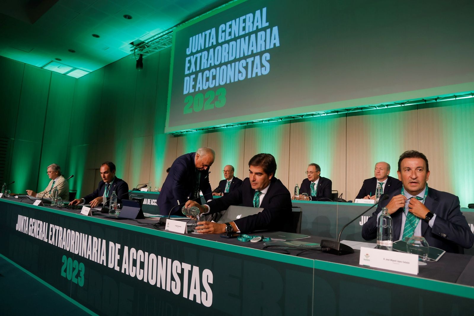 Imagen de la Junta extraordinaria de agosto del presente año.