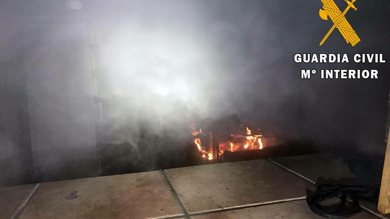 El incendio se había producido en la planta superior