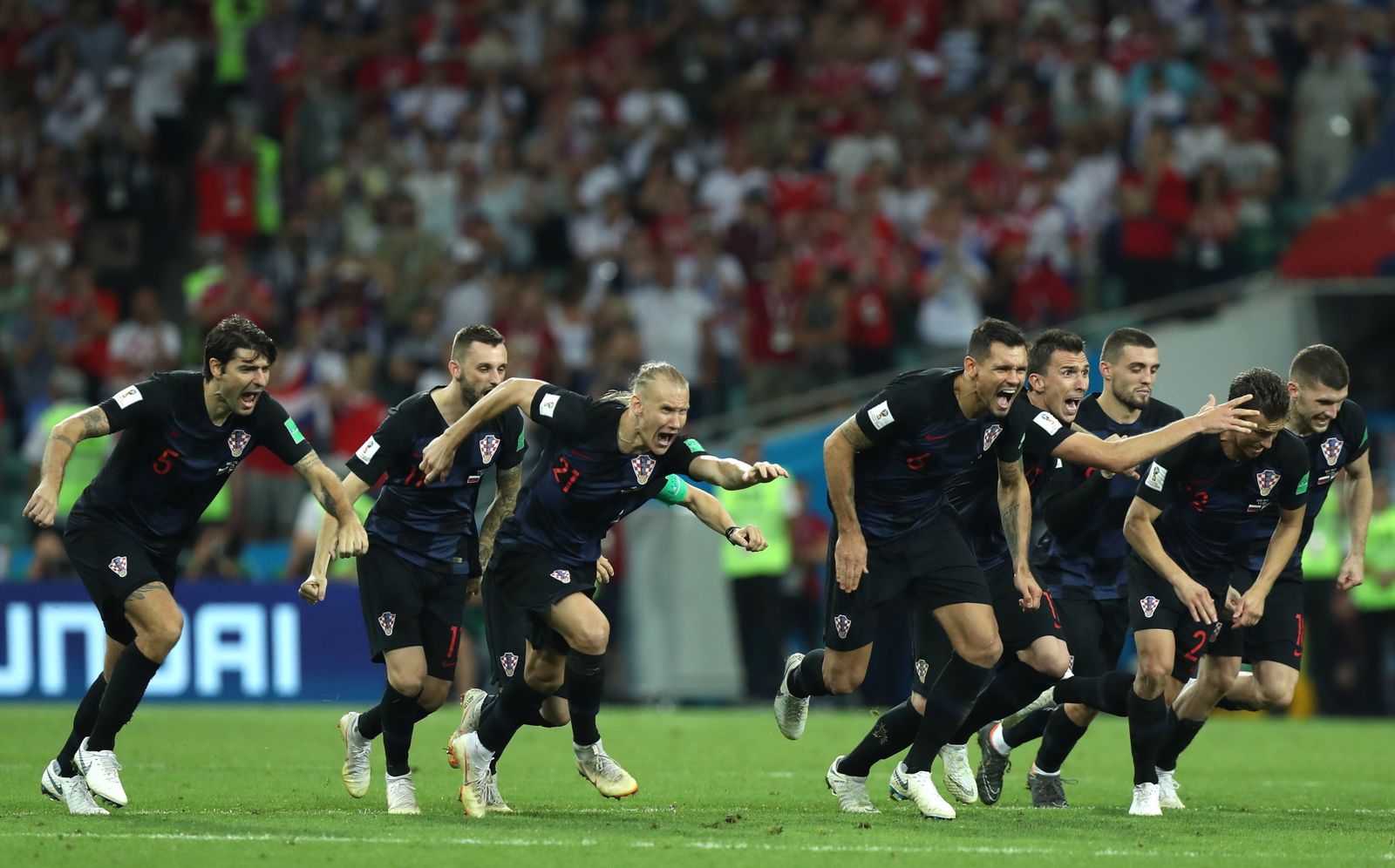 Las imágenes del Rusia-Croacia