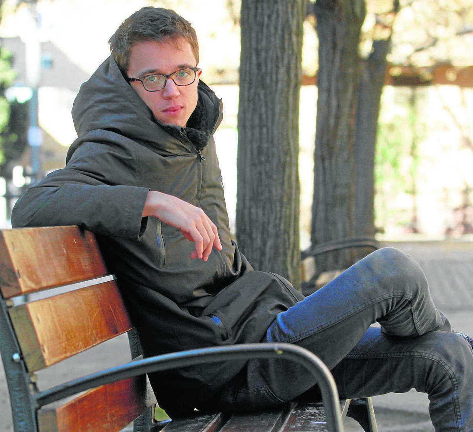 Íñigo Errejón, ayer en Granada.