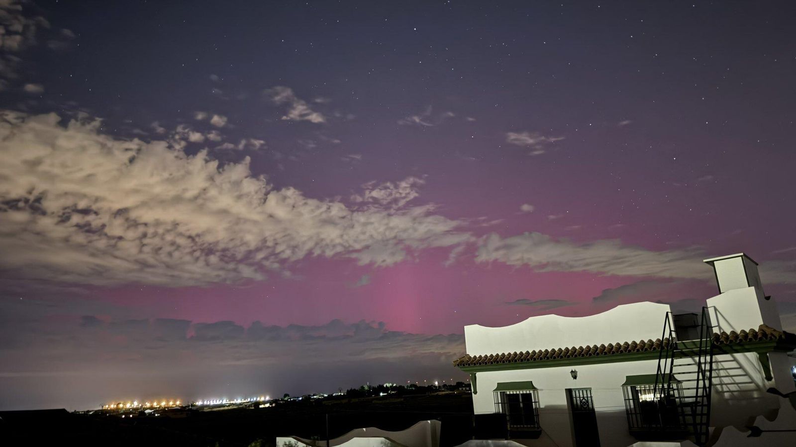Aurora boreal Cádiz Aurora boreal Cádiz