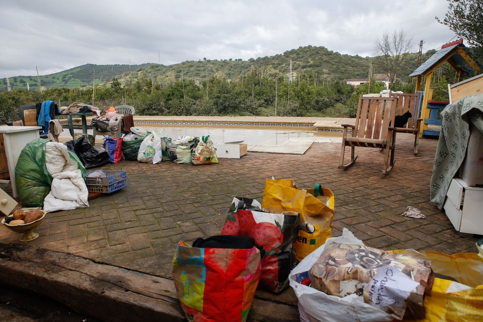Fotos de las consecuencias de la borrasca Francis en Tesorillo y Jimena