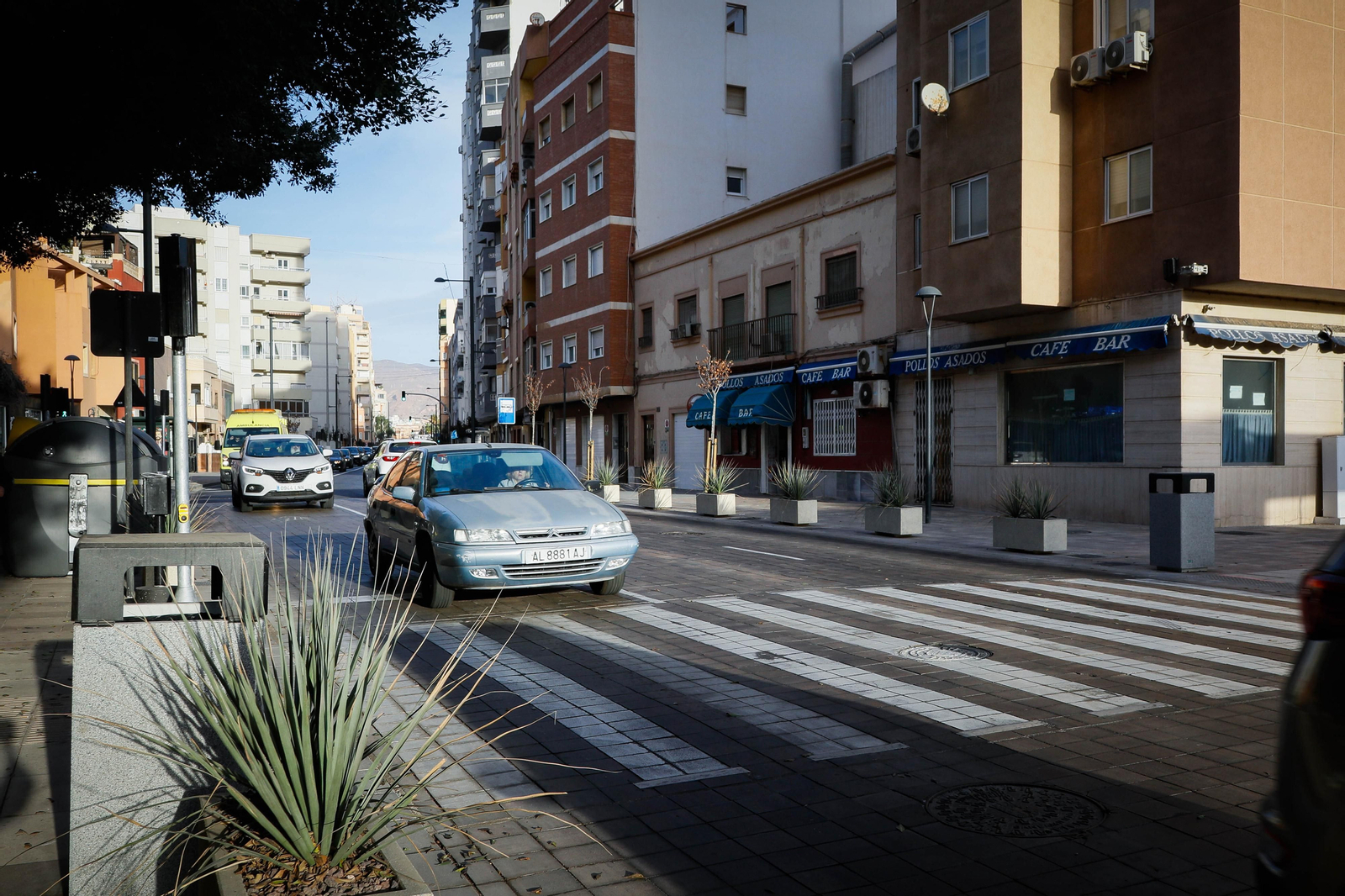 Imágenes de las calles en obras
