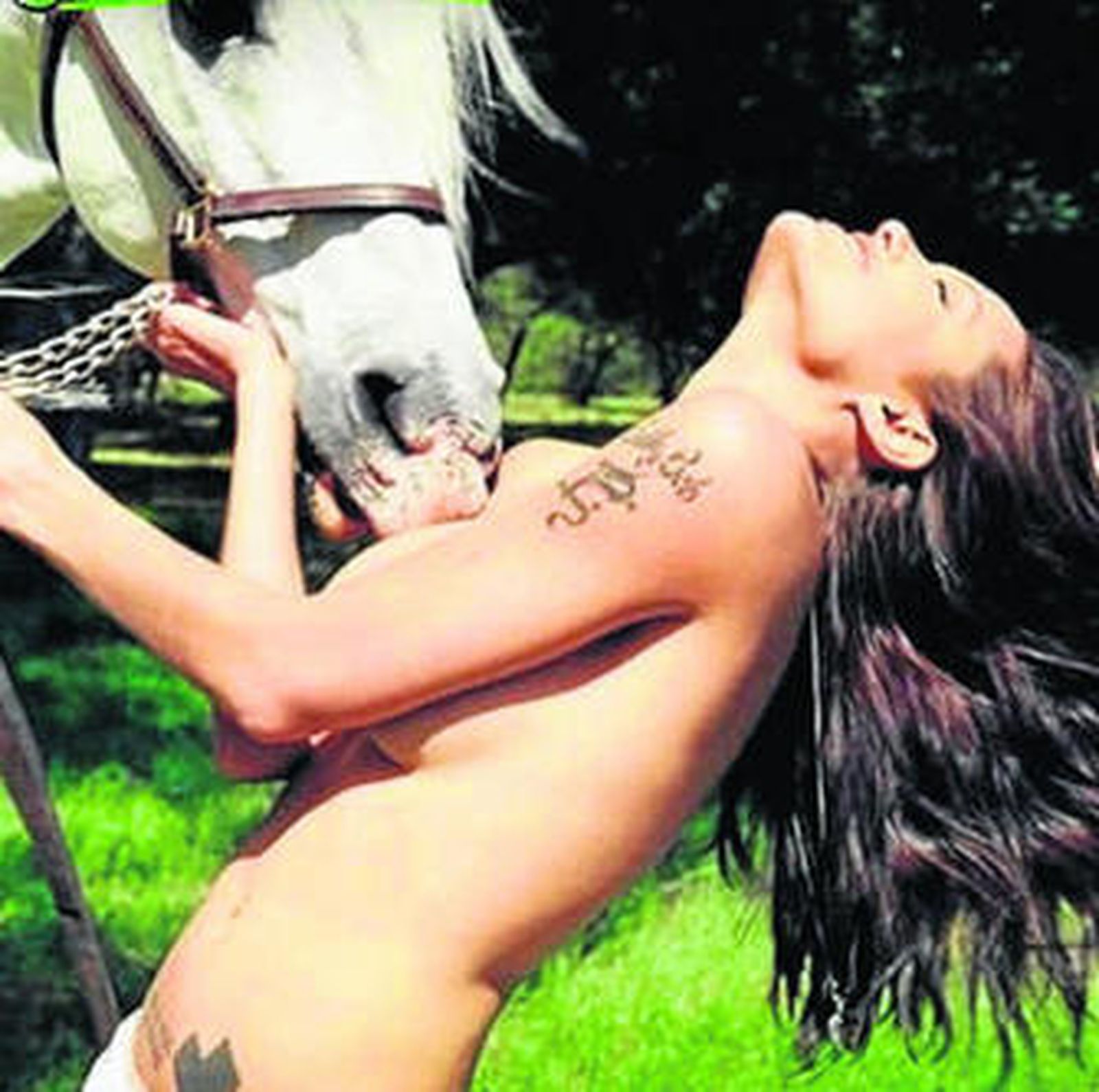 Subastado por 35.000 euros un 'top less' de Angelina Jolie