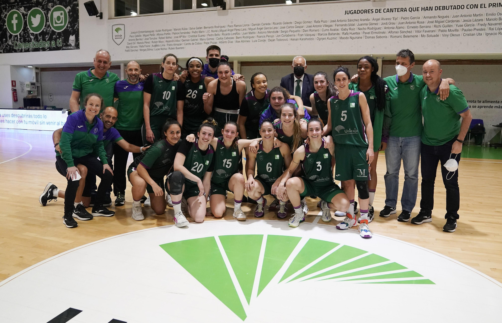 El Unicaja Femenino-Pozuelo, en fotos