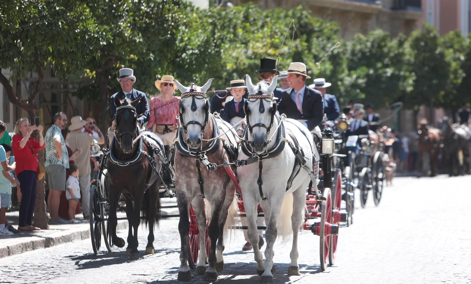 Imágenes de la Parada Hípica por las calles de Jerez