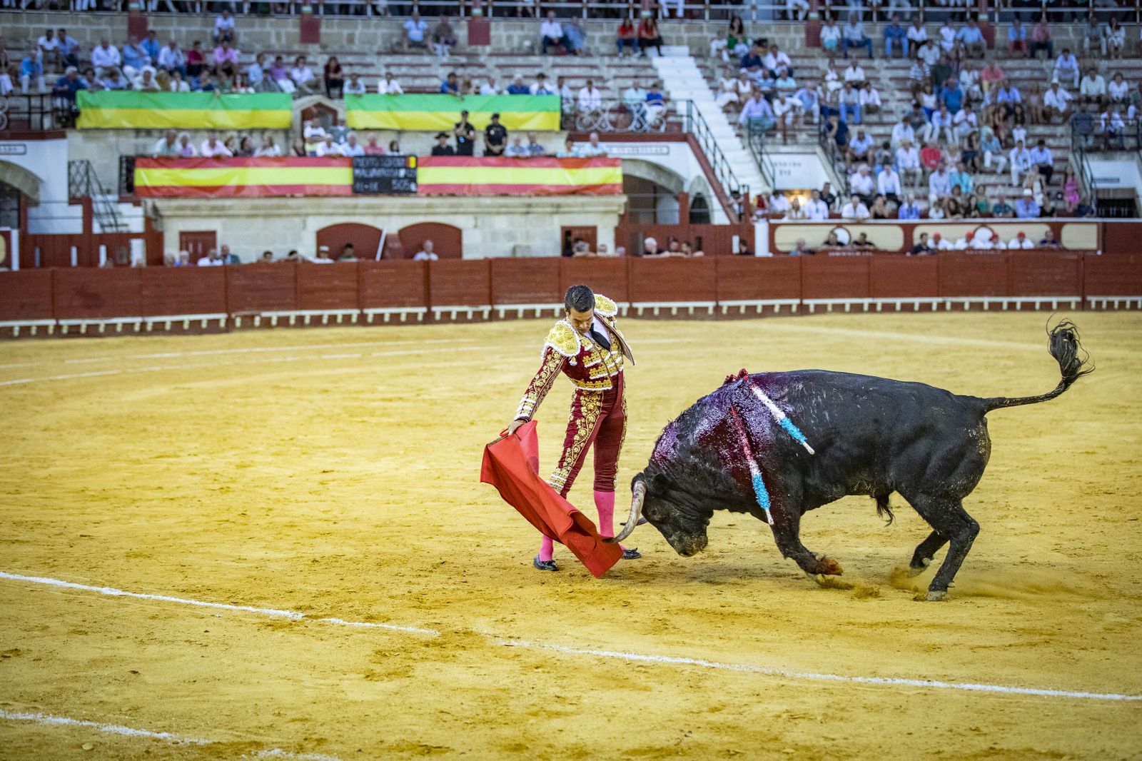 Daniel Crespo, Manzanares y Juan Ortega, en la plaza de toros de El Puerto