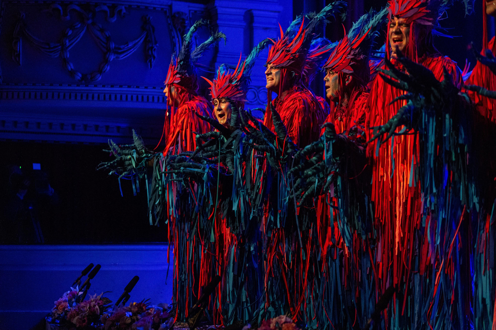 Imágenes de la sesión de este jueves en el Gran Teatro del Carnaval Colombino.