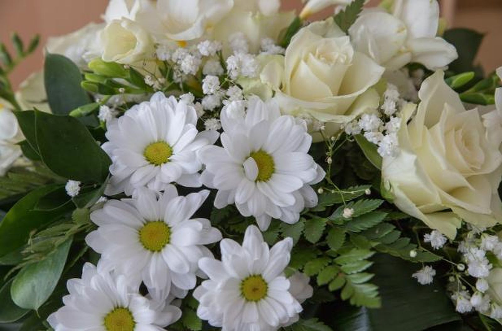 Flores para despedir a los seres queridos.