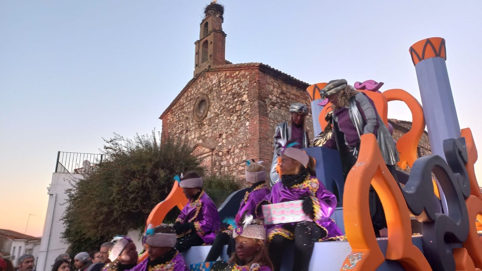 Una de las carrozas de la Cabalgata de Cortegana.