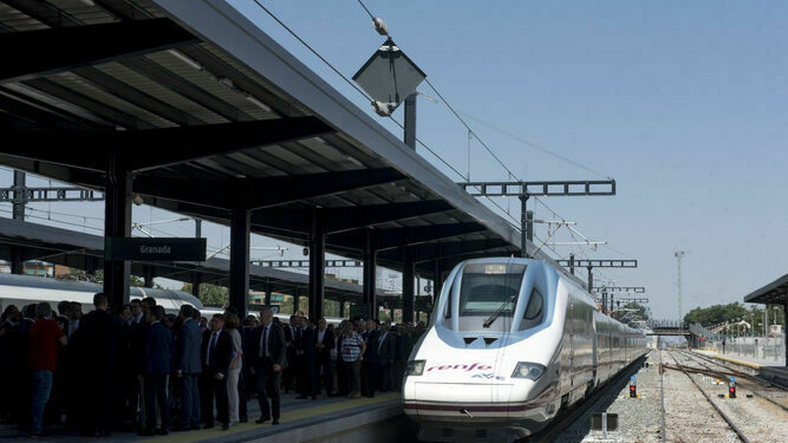 La inauguración del AVE en Granada.