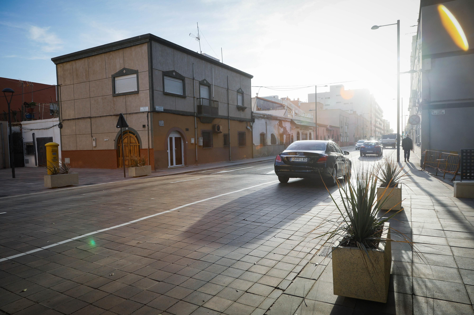 Imágenes de las calles en obras