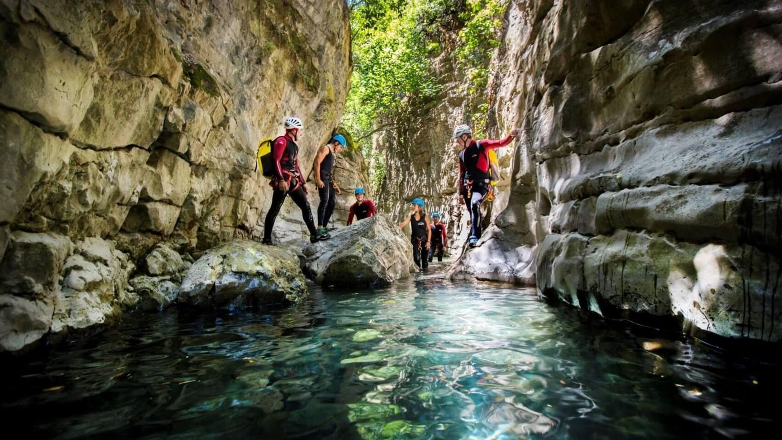 Barranquismo en la Garganta Verde