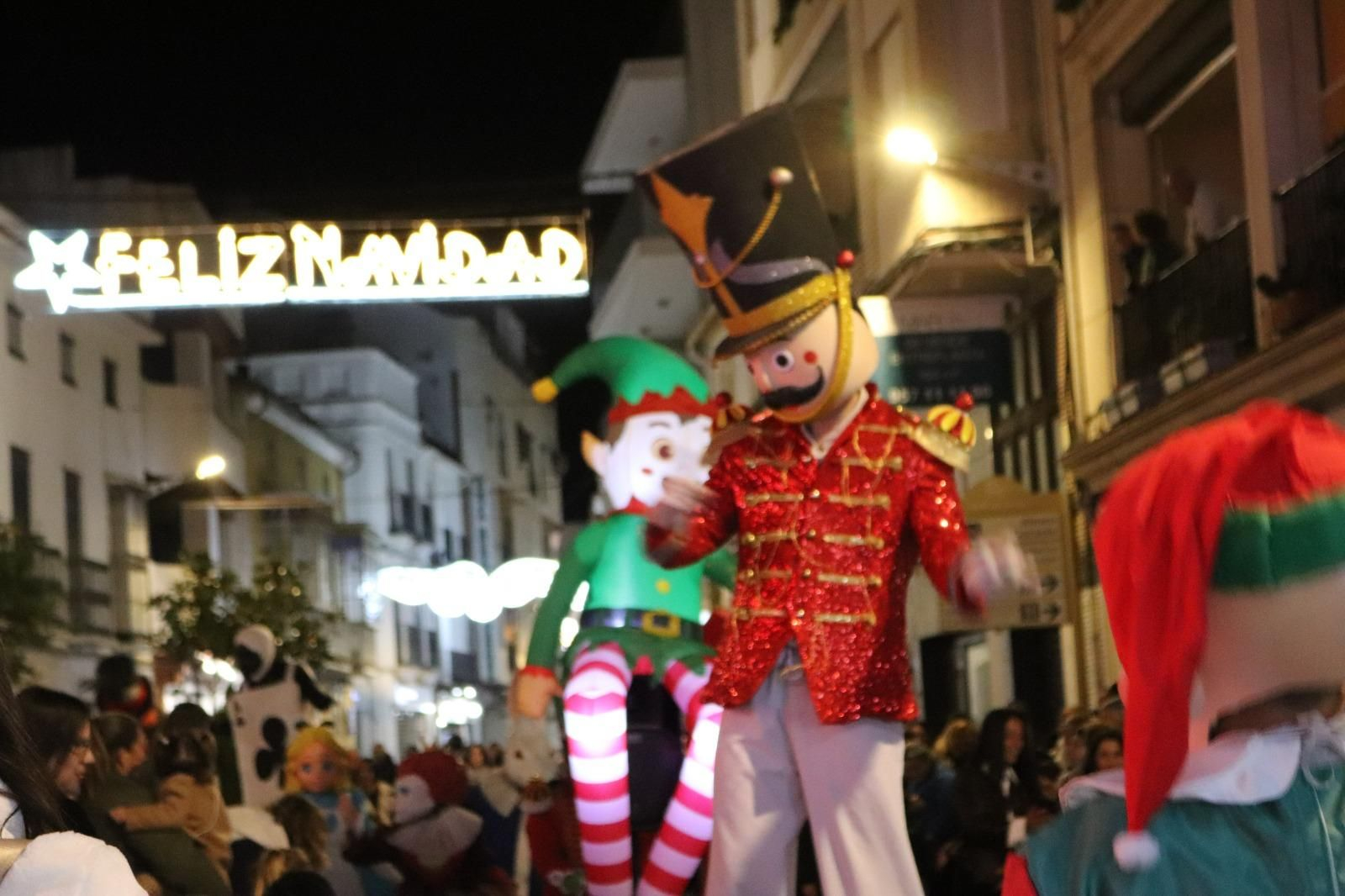 Inauguración del alumbrado especial de Navidad en Montilla