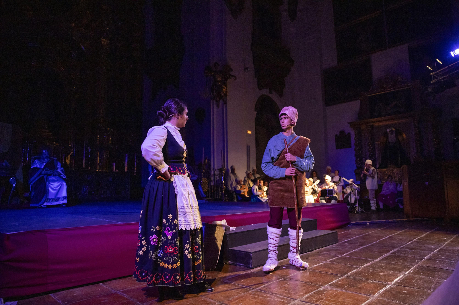 La representación de 'Los coloquios de la infancia de Jesús’ de Alcaracejos, en imágenes