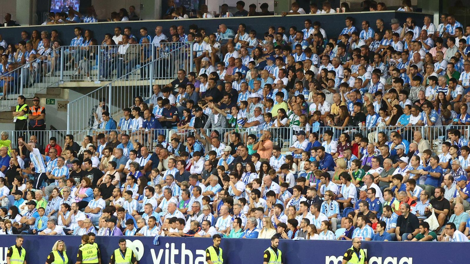 El Málaga CF - Elche, en fotos