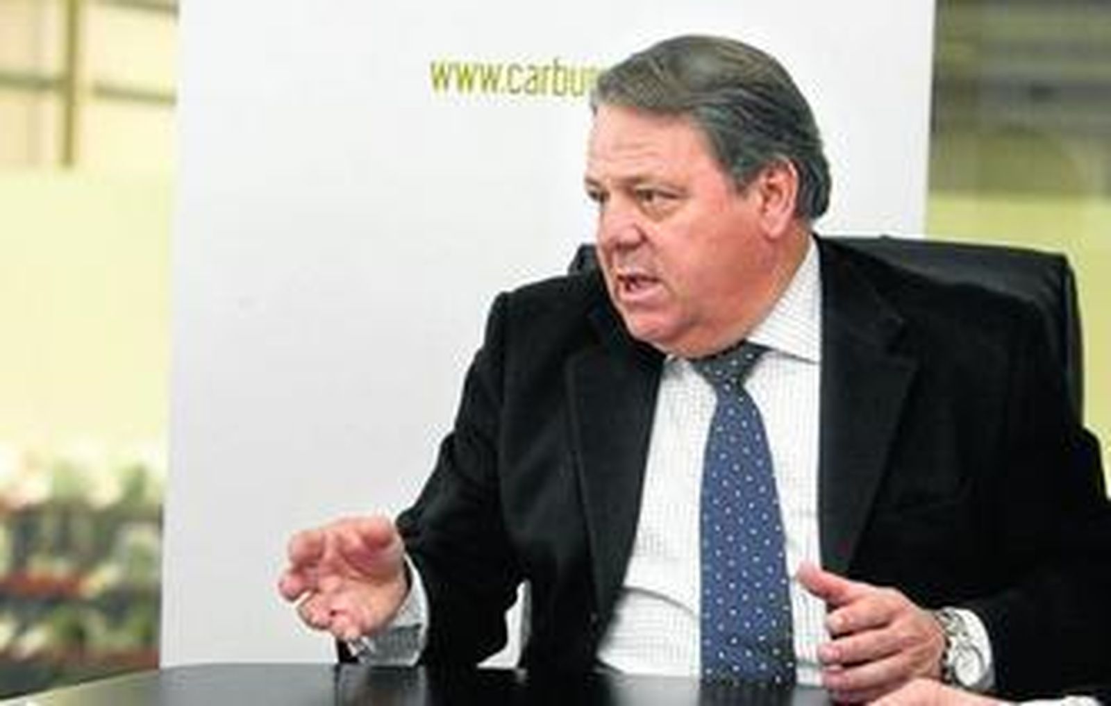 José María Tarragó, consejero delegado de Carbures, en una entrevista a este periódico realizada a principios de mes.