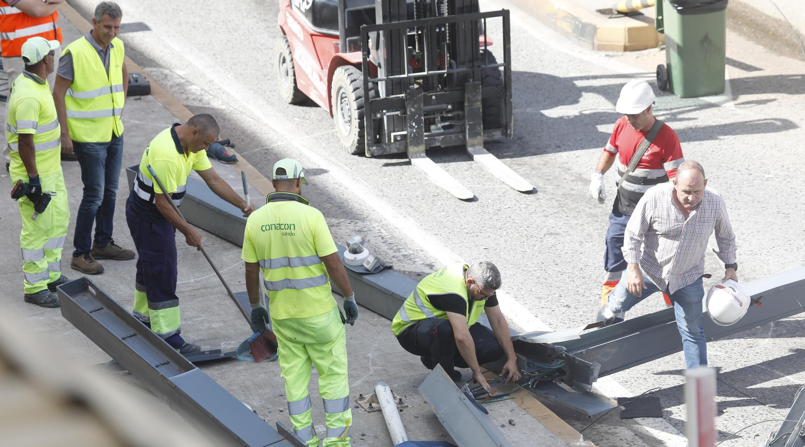 Fotos del Accidente en el Acceso Norte al Puerto de Algeciras