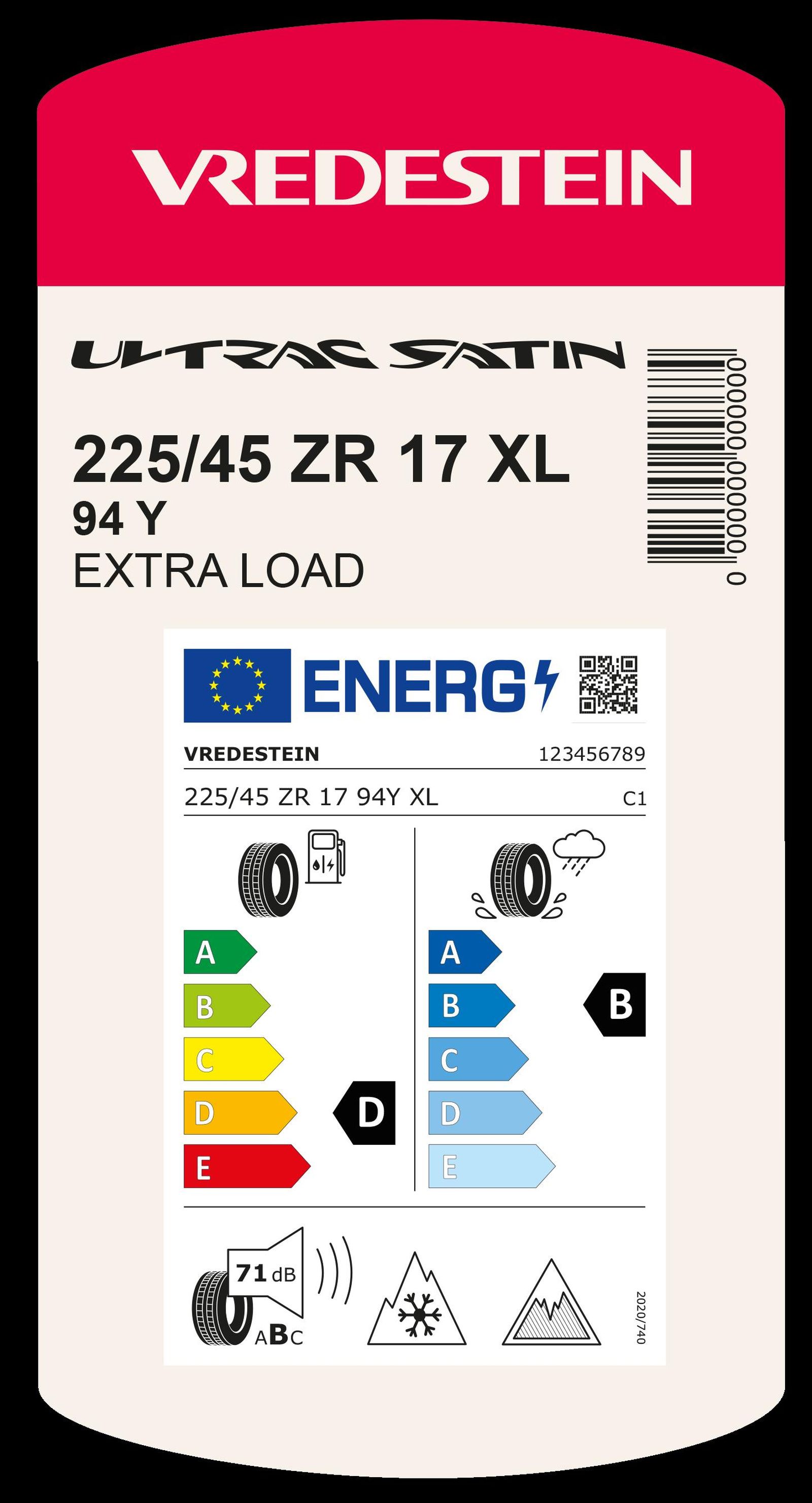 Esta etiqueta aporta datos sobre el ruido que emiten y si son aptos para circular sobre nieve y hielo.