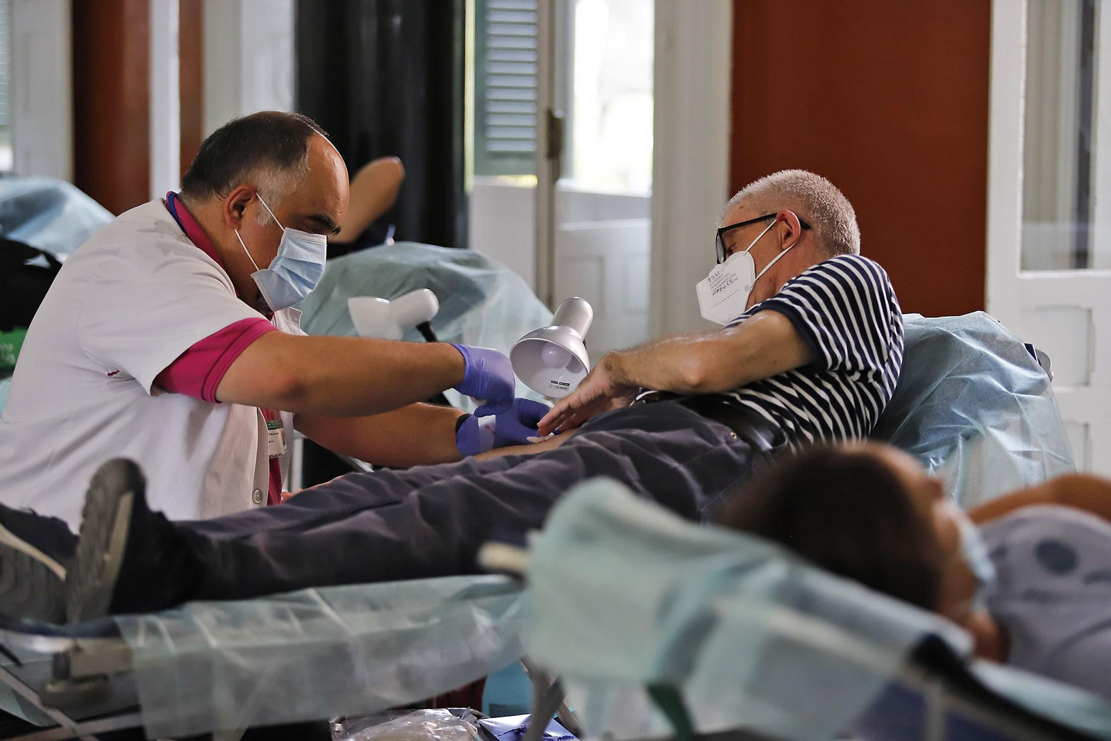 Imágenes de la Macrocolecta de sangre en la Casa Colón