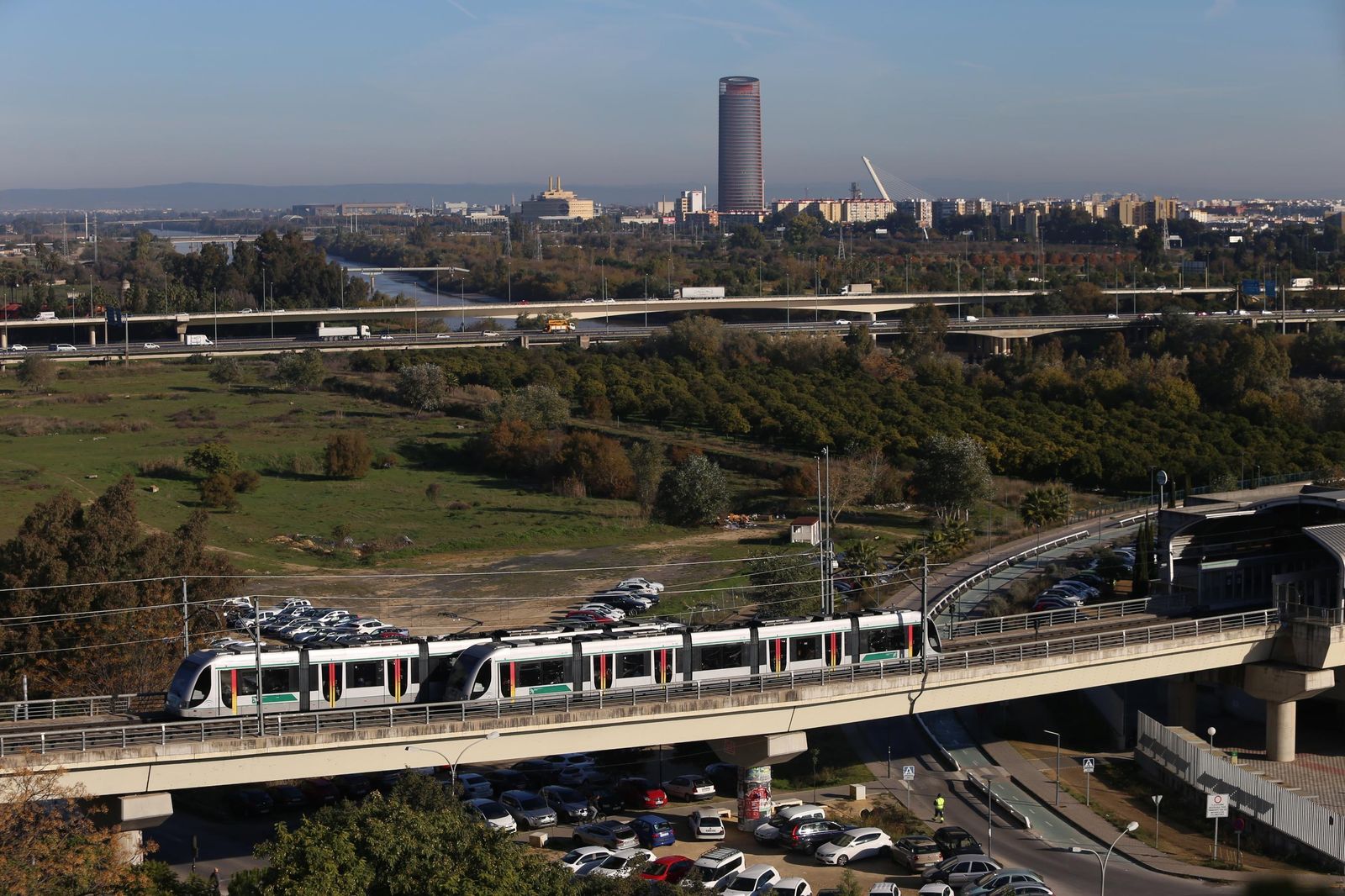 La estación del Metro de San Juan Bajo.