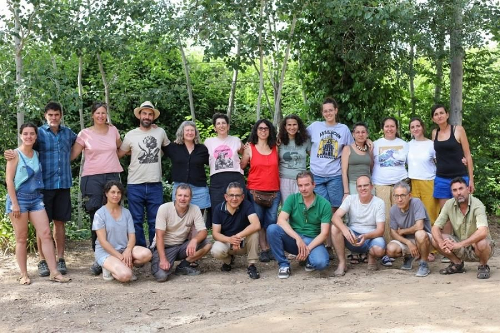 Algunos de los participantes de proyecto.