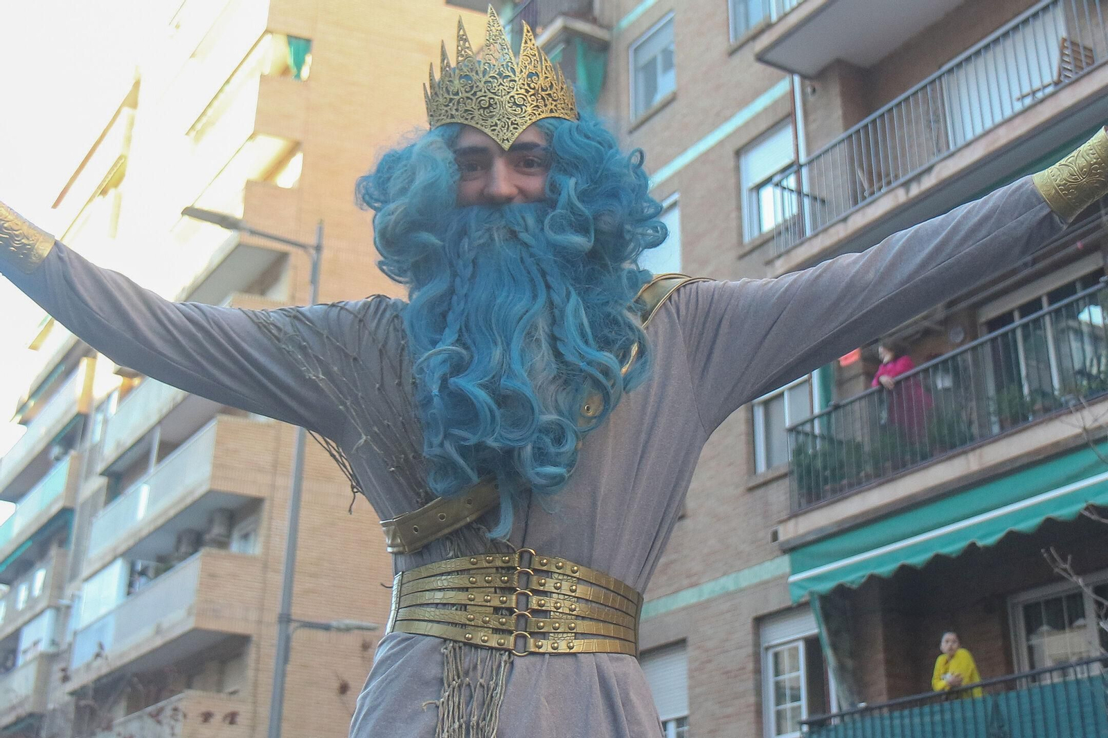 Las mejores imágenes de la cabalgata de Papá Noel en Granada