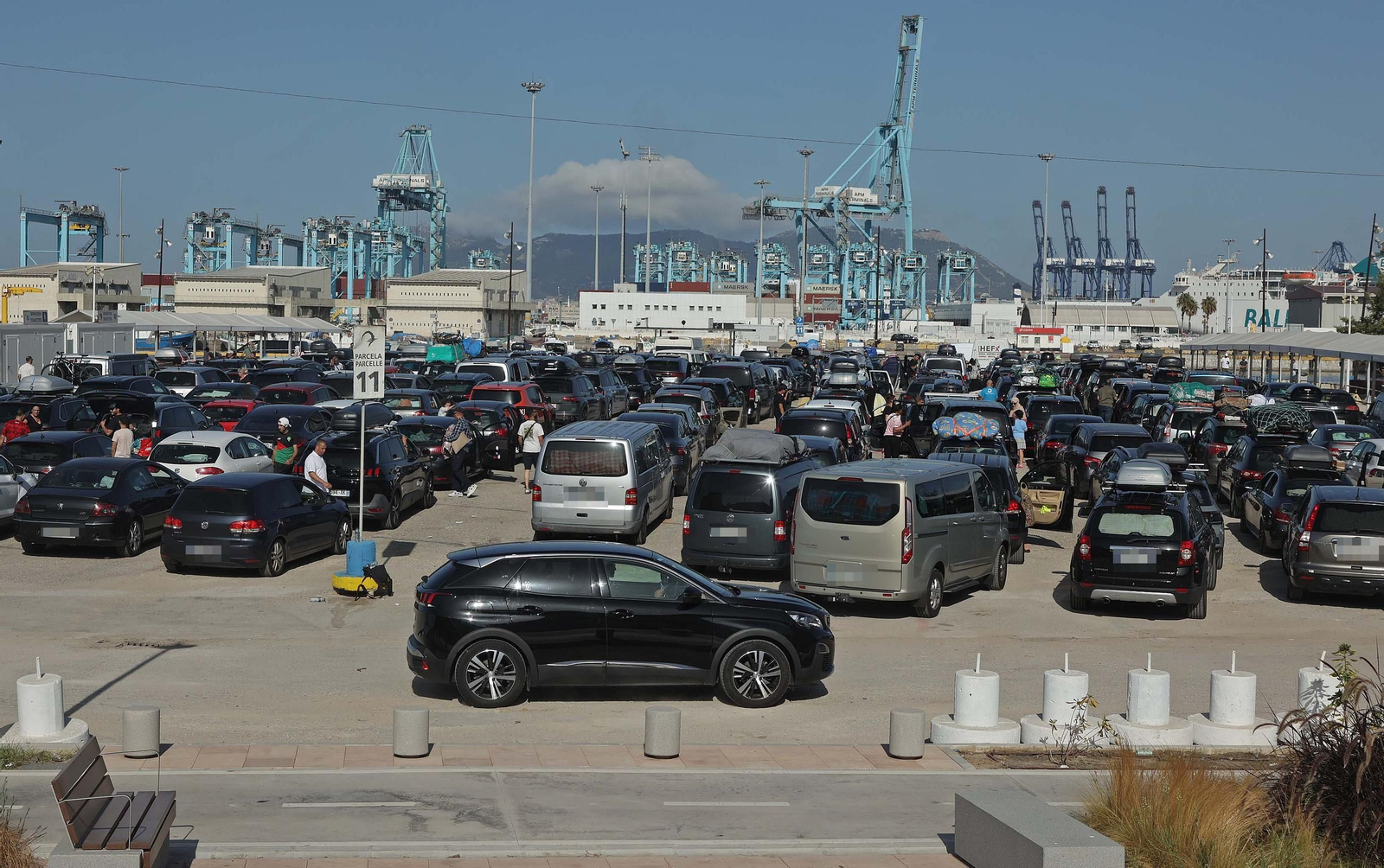 Fotos del primer sábado de agosto en la Operación Paso del Estrecho en Algeciras