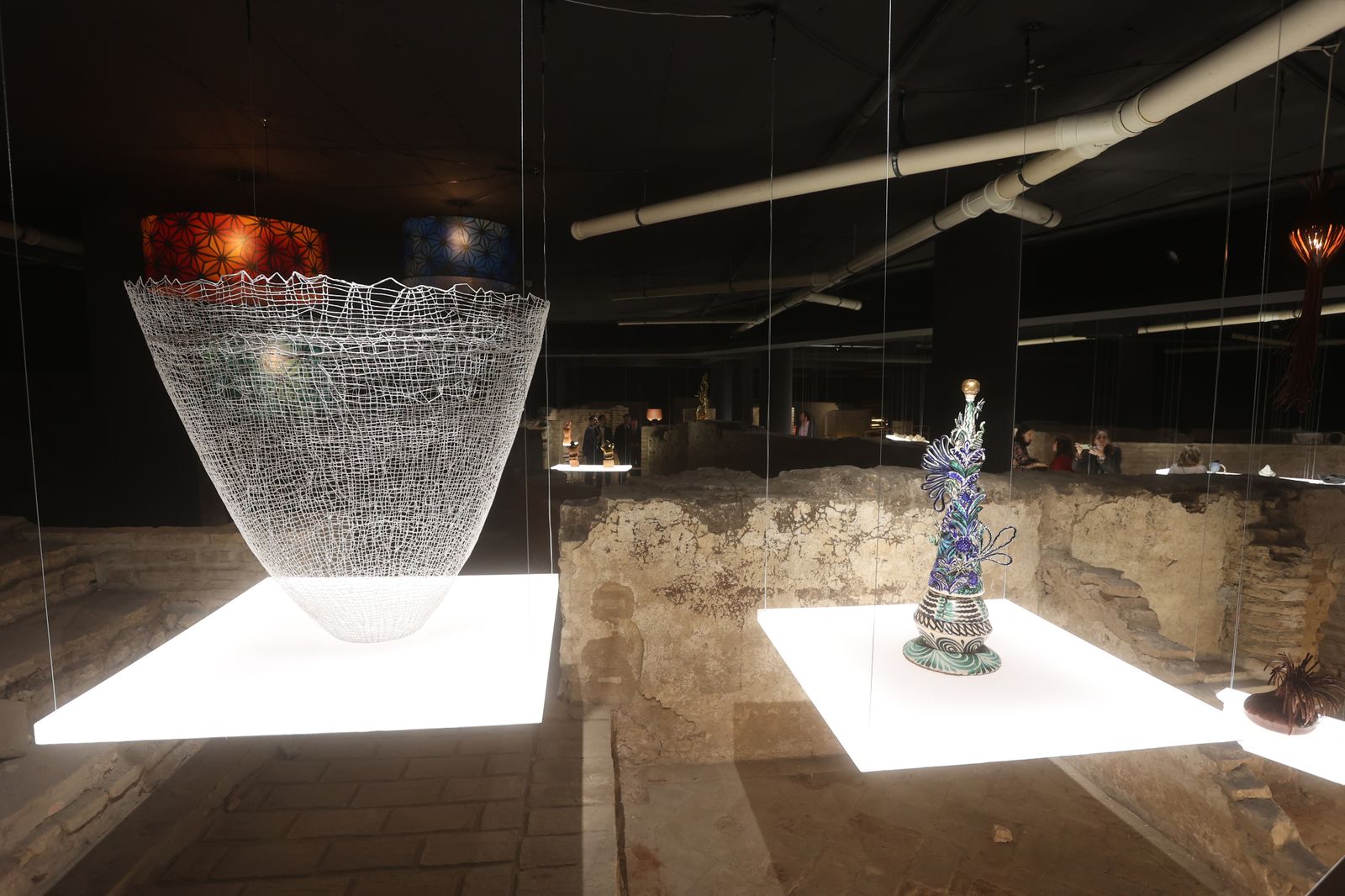 Exposición artesana en el castillo de San Jorge