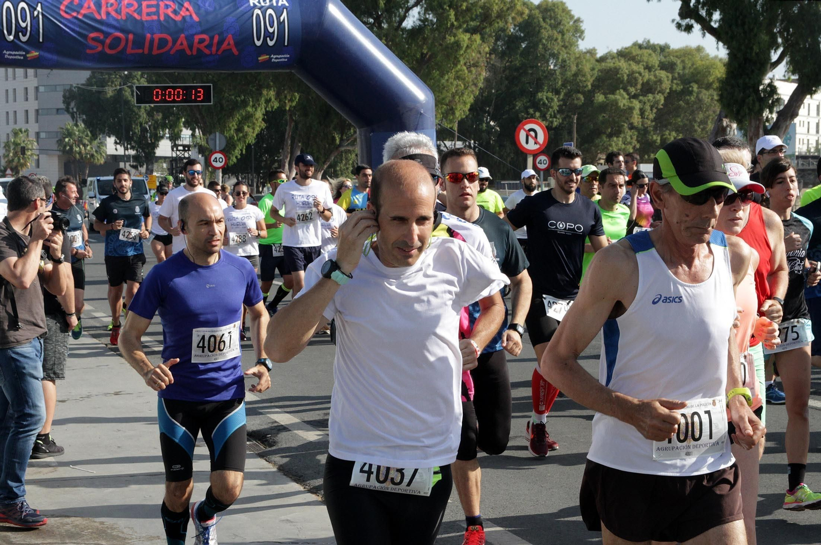 Imágenes de la Carrera Solidaria Ruta 091 organizada por la Policía Nacional