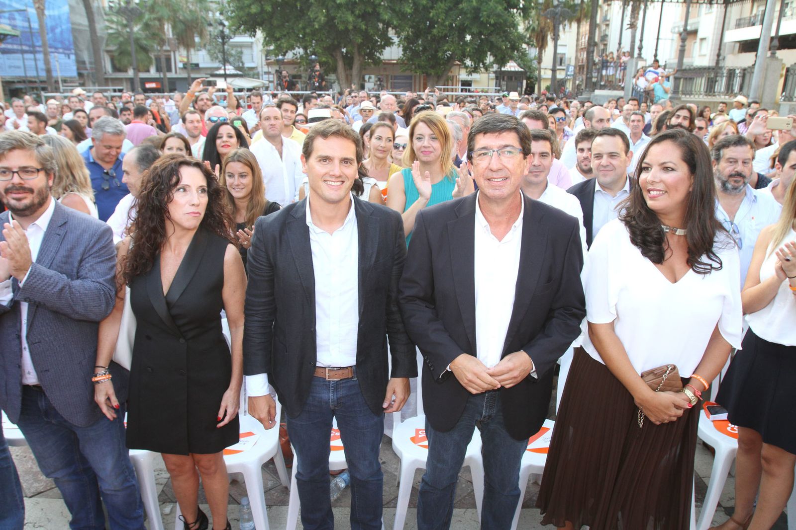 Encuentro Ciudadanos con Albert Rivera en la Plaza de Las Monjas