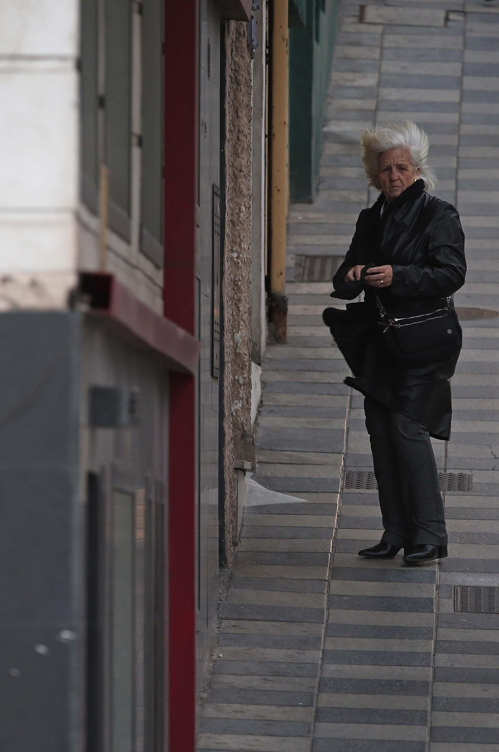 Fotos de los efectos del temporal de viento en Algeciras