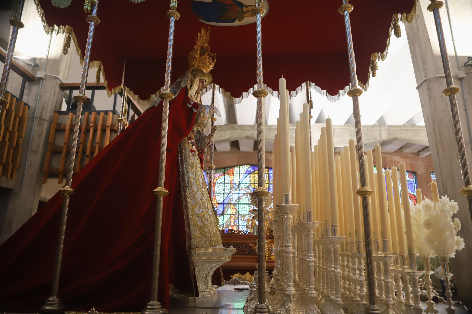 Fotos de los preparativos de la Semana Santa en Algeciras