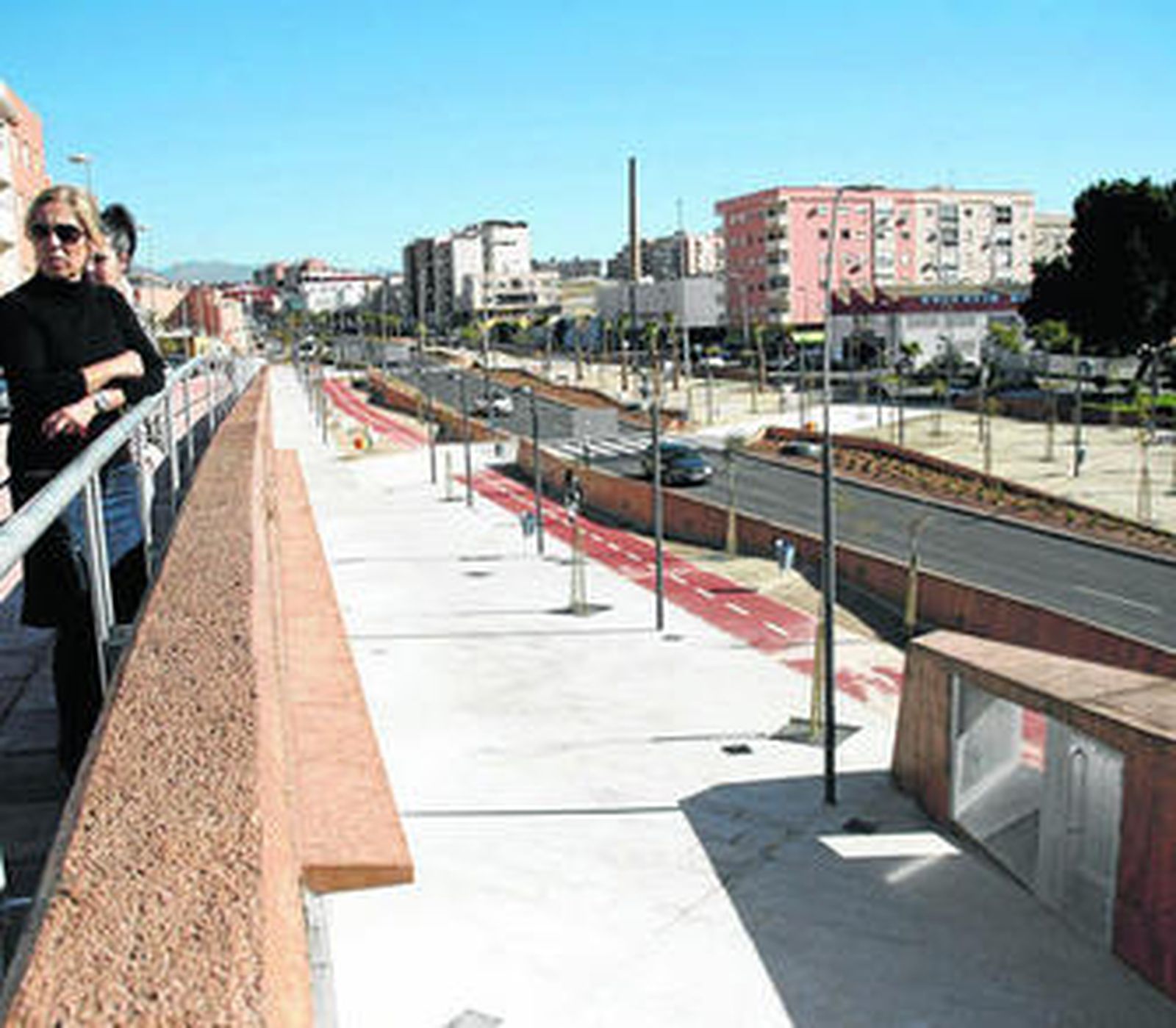 El bulevar cuenta con un espacio con nueve locales.