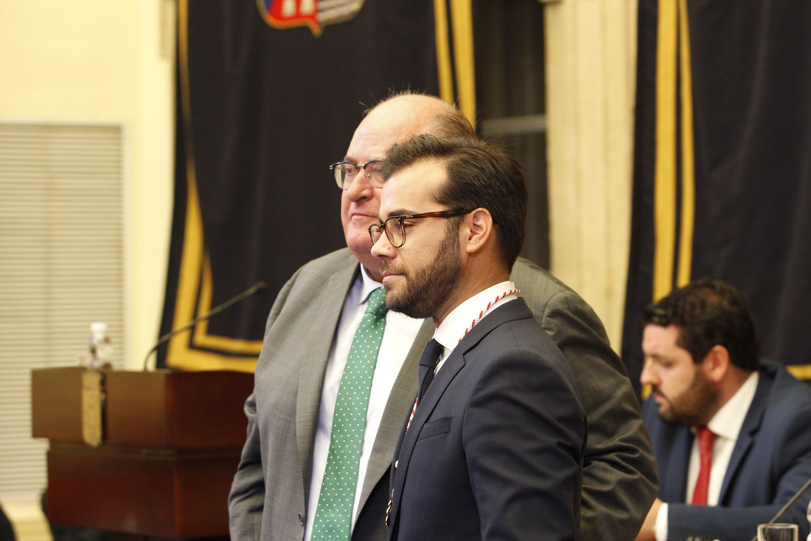 Pleno investidura Presidente Diputación de Almería. Javier Aureliano García