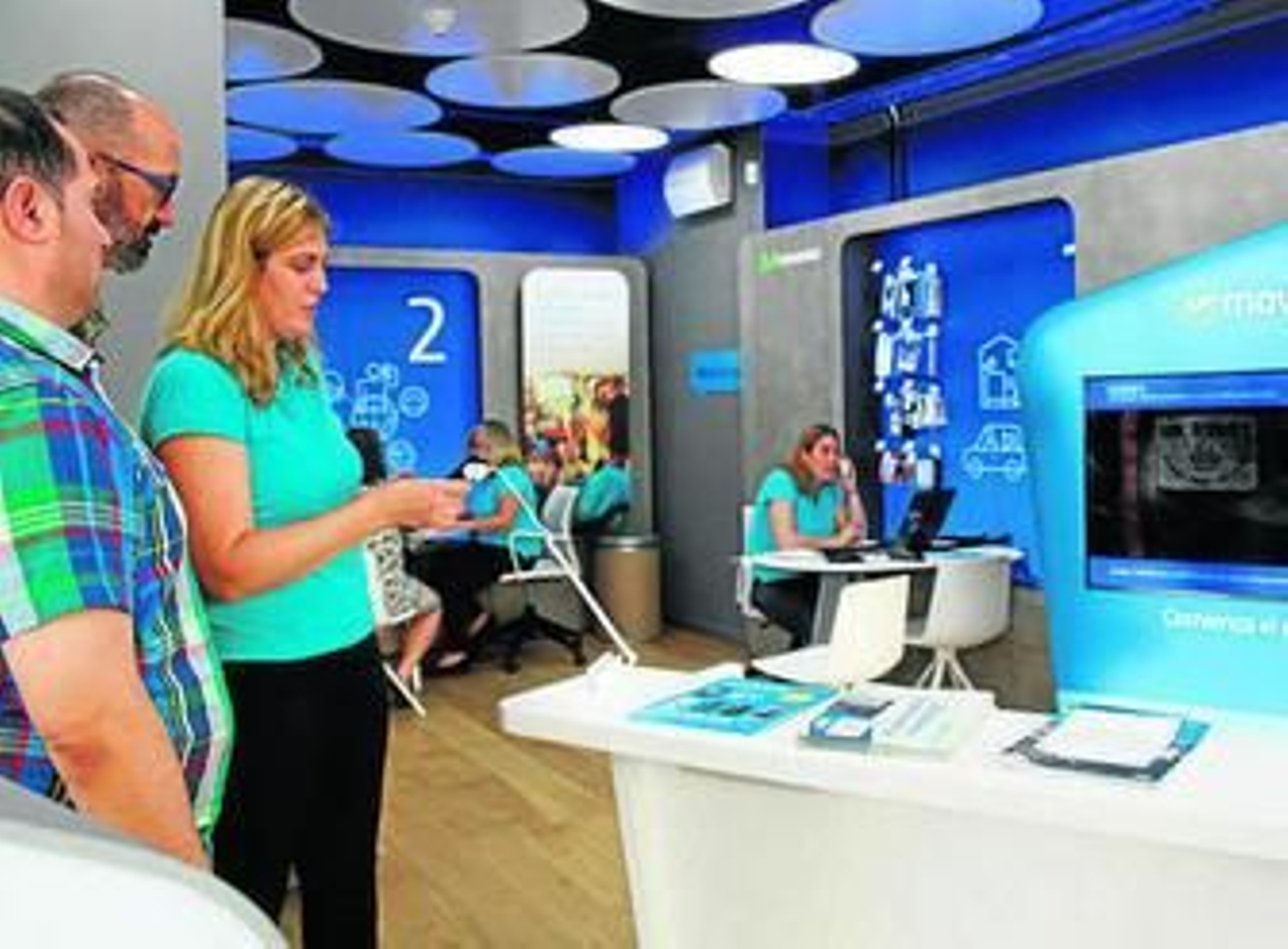 El nuevo espacio de Movistar en Almería, dotado de más tecnología.