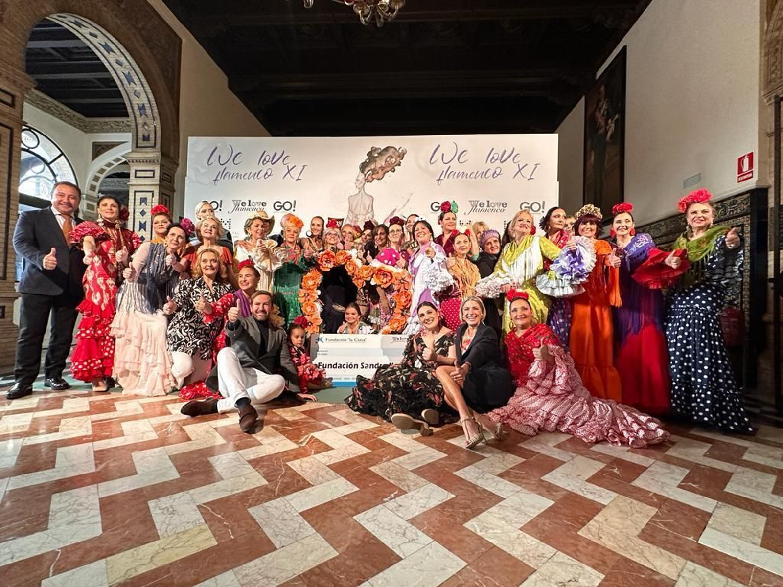 Desfile de la Fundación Sandra Ibarra en una edición anterior.