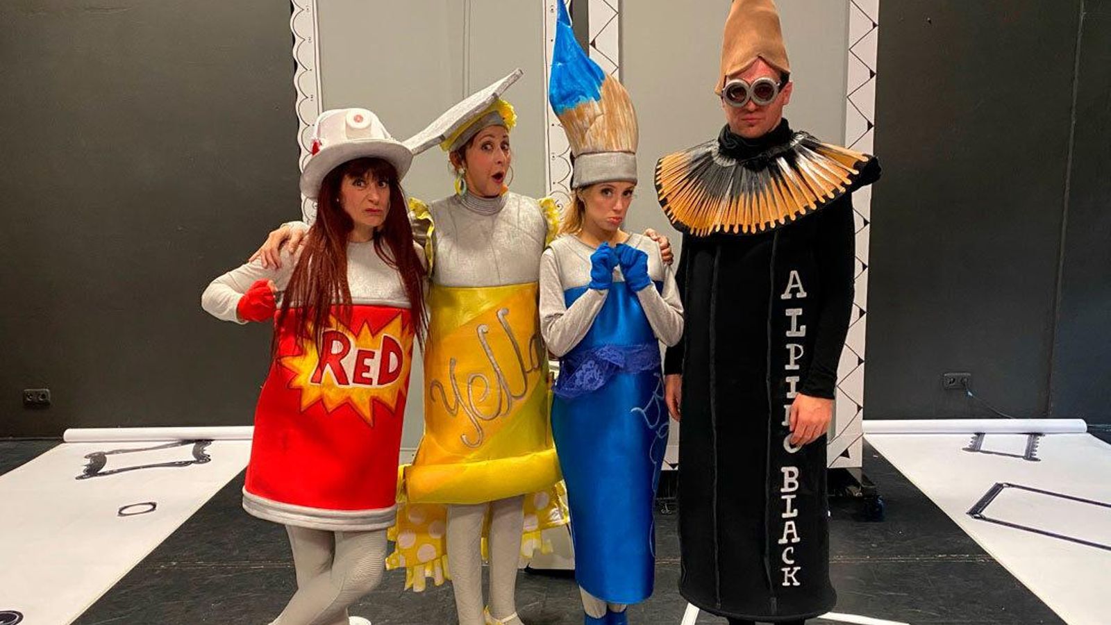 Actores de 'EmotiColors'.