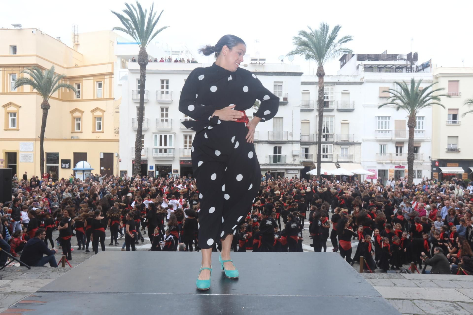 Flashmob con María Moreno y Sergio Monroy