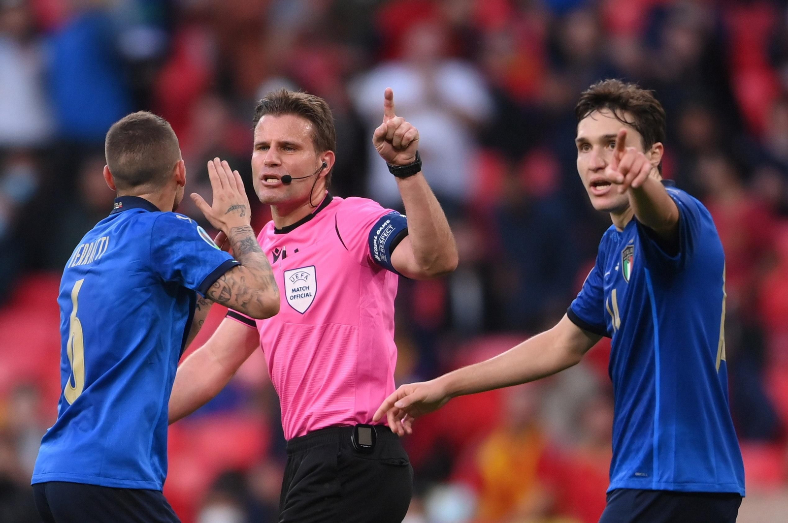 Las imágenes de la semifinal Italia-España de Eurocopa