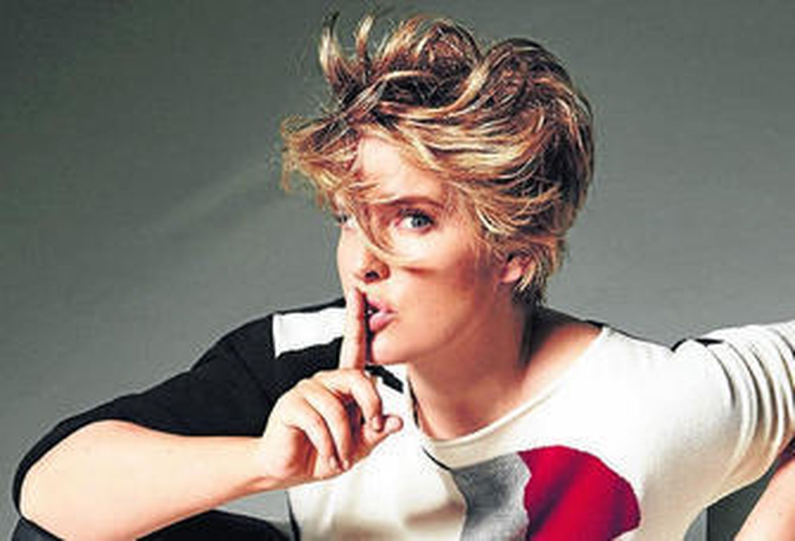 La presentadora asegura que el atractivo reside en ser feliz sin importar la talla de ropa.