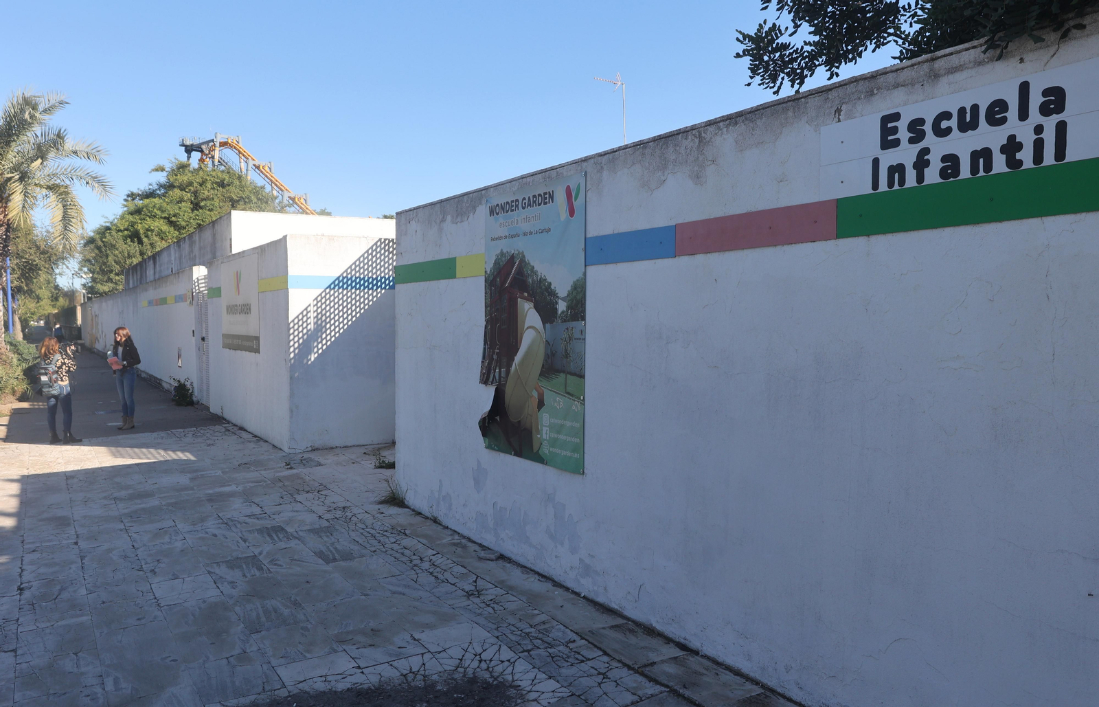 La Escuela Infantil Wonder Garden, de donde se escapó una niña el lunes pasado.