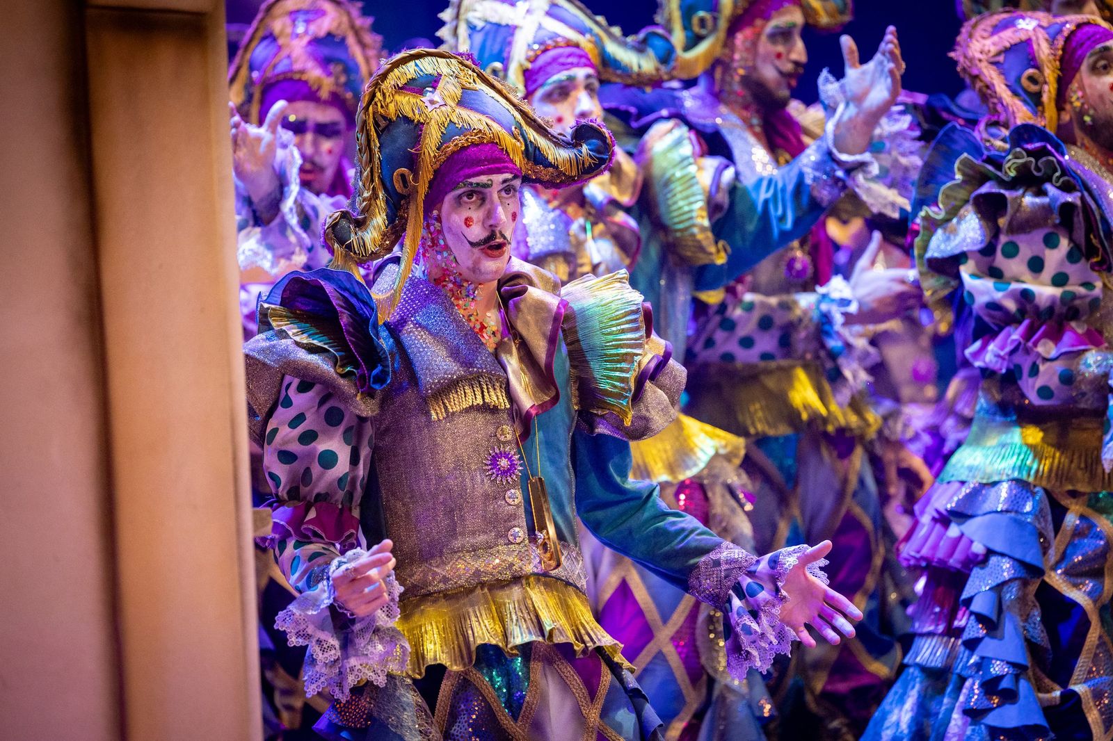 La comparsa 'Los locos'.