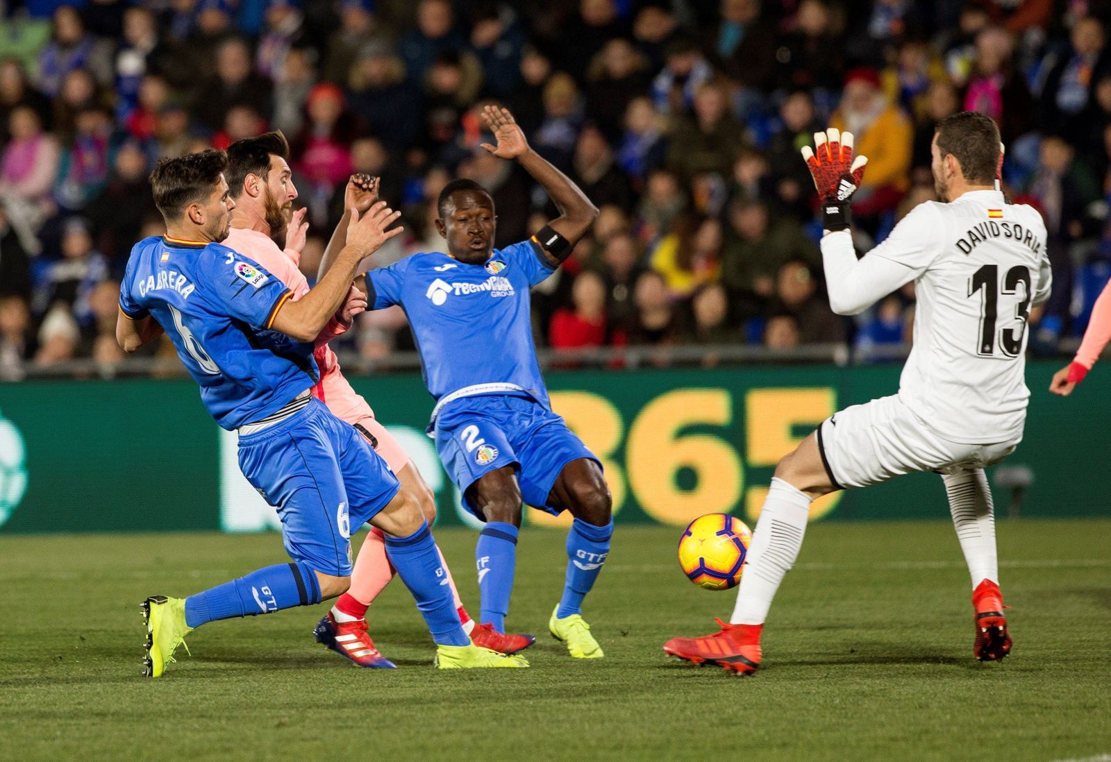El Getafe-Barcelona, en imágenes