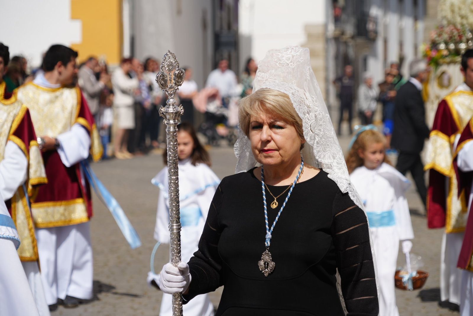 Domingo de Resurrección en Pozoblanco: La procesión del Resucitado, en imágenes