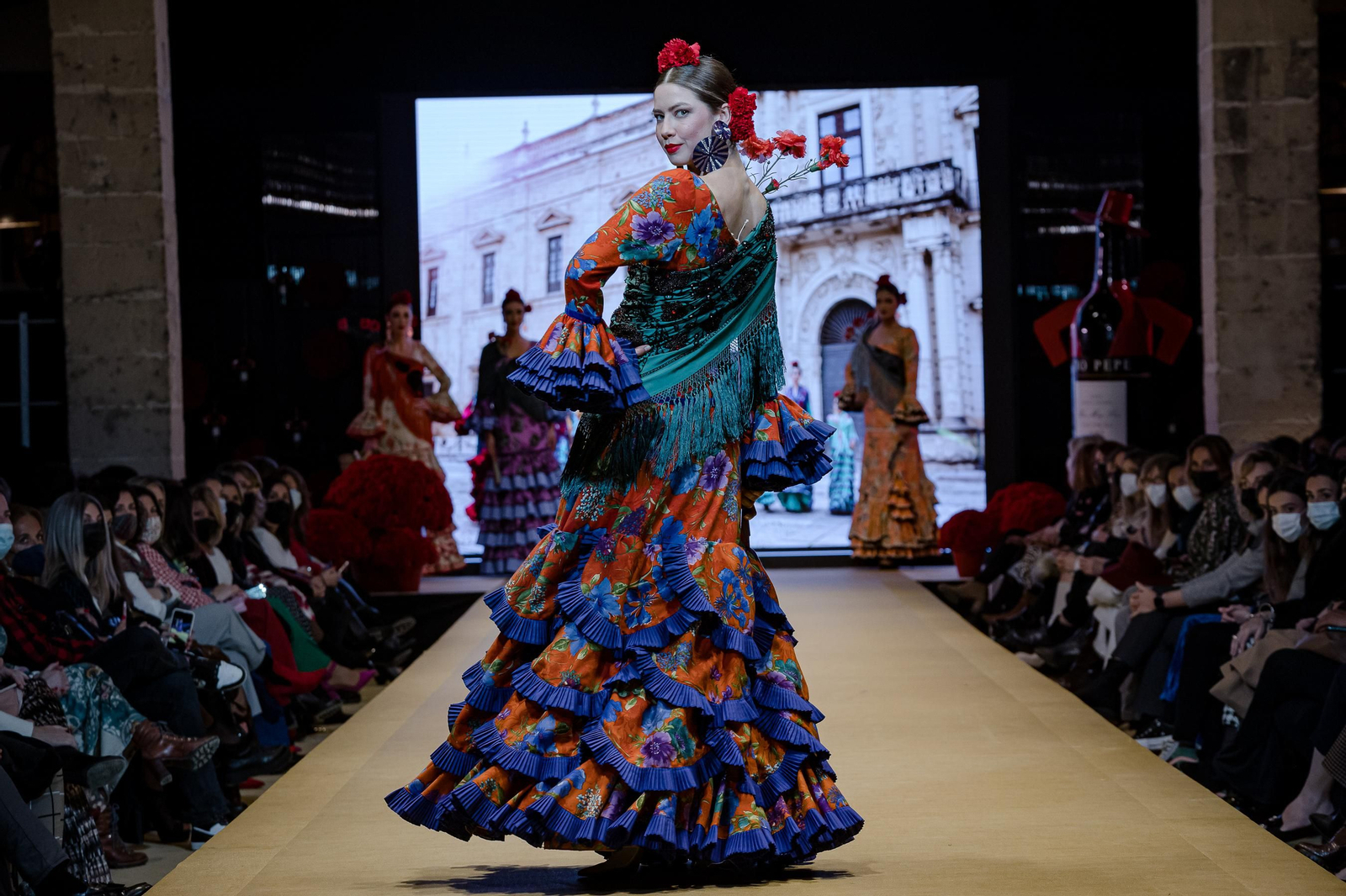 El desfile de Rocío Peralta en la Pasarela Flamenca de Jerez, todas las fotos
