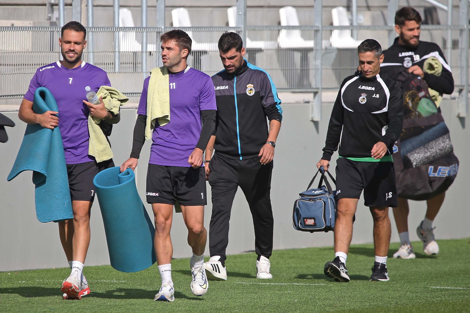 Fotos del entrenamiento de la Balona